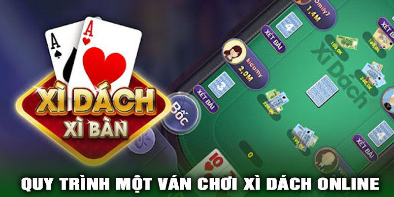 Quy Trình Một Ván Chơi Xì Dách Online