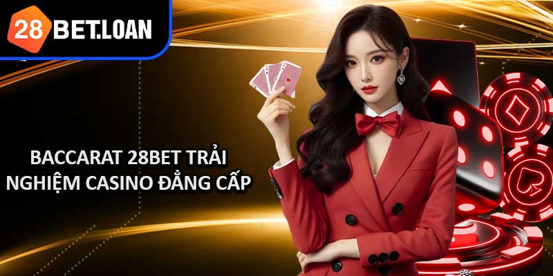 Baccarat 28BET Trải Nghiệm Casino Đẳng Cấp Tỷ Lệ Thắng Hấp Dẫn!