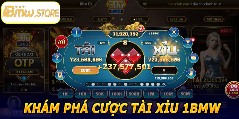 Khám Phá Cược Tài Xỉu 1BMW – Trải Nghiệm Cá Cược Thắng Lớn
